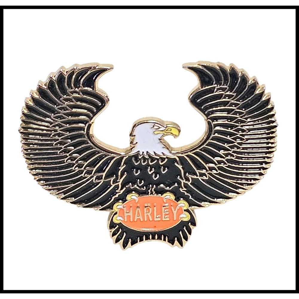 Harley Davidson Eagle Pin Biker Lapel Pinback‎ Motorcycle Logo